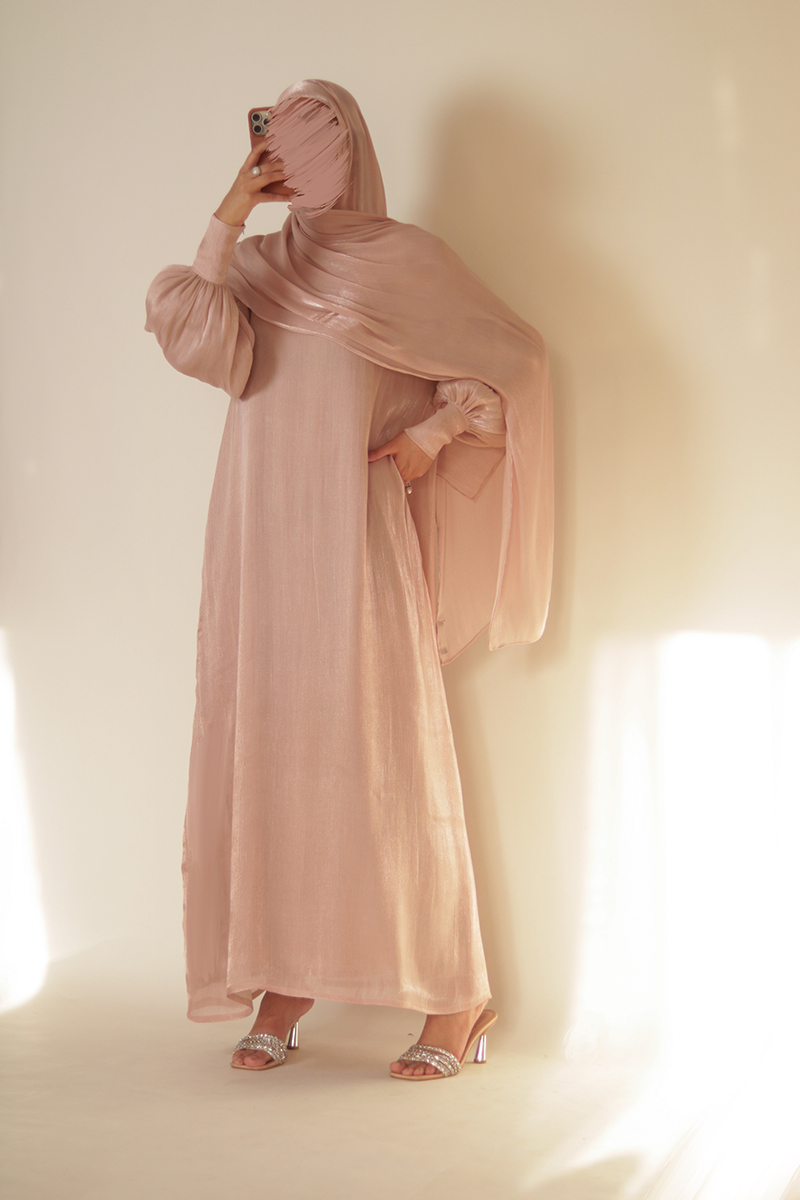 Pink Pearl Dream Muse Abaya