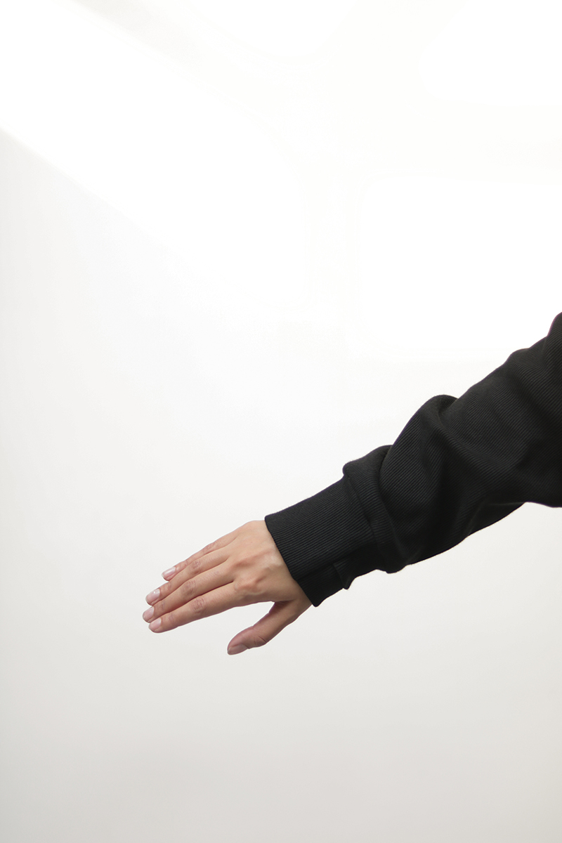 Black Knit Abaya - Image 11