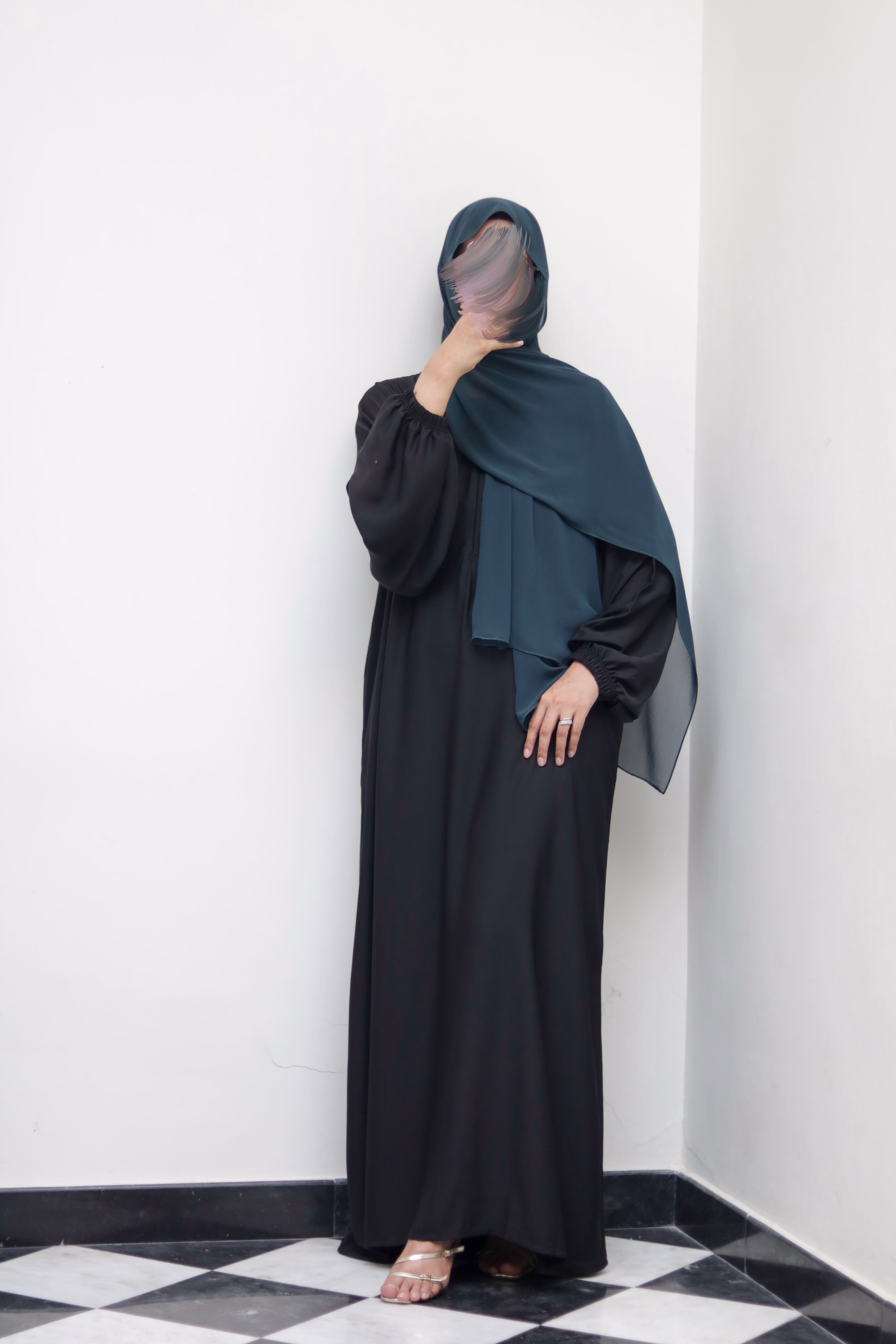Black Classic Everyday Wear Abaya