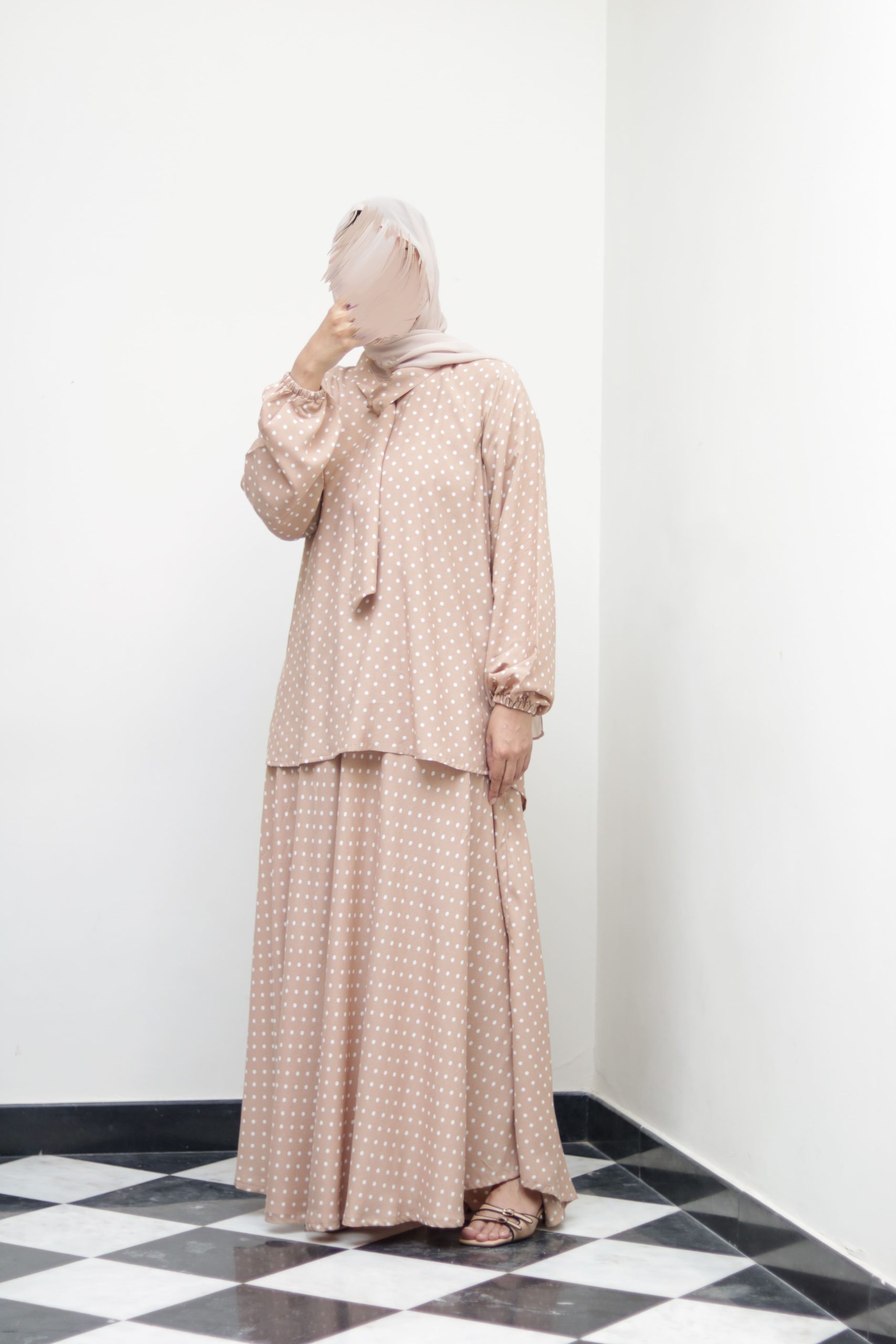 Cookie Dough Cotton Skirt Set